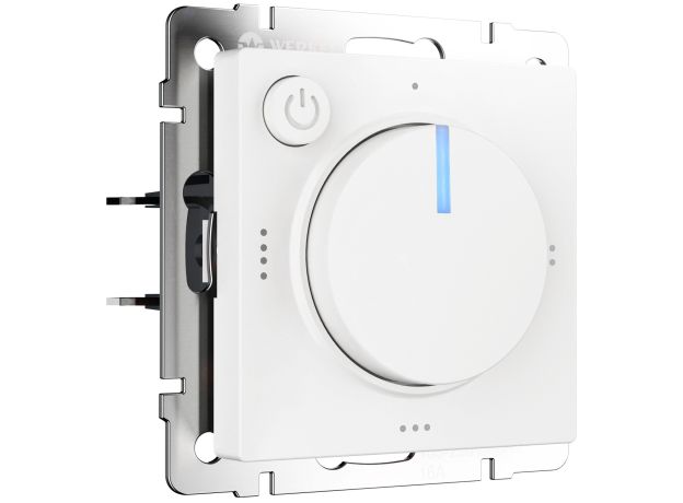 Терморегулятор электромеханический для теплого пола (белый матовый) W1151161