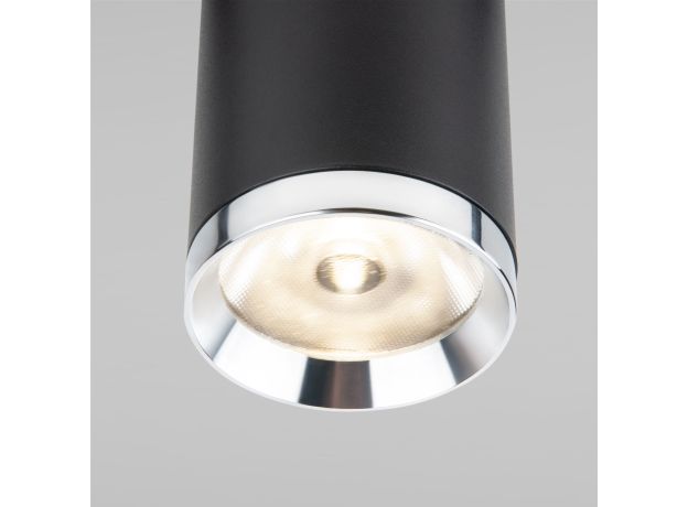 Трековый светильник Slim Magnetic R06 10W 4200K Ringe черный/серебро 85506/01