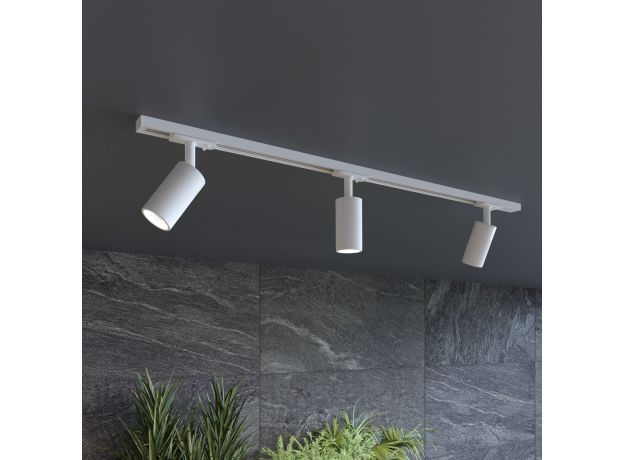 Трековый светодиодный светильник для однофазного шинопровода Riffe белый 9 Вт 4200K 85512/01 9W 4200K  белый однофазный