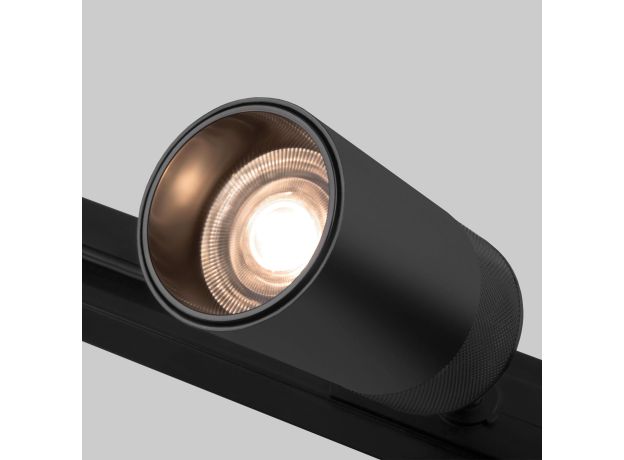 Трековый светодиодный светильник для однофазного шинопровода Riffe чёрный 9 Вт 4200K 85512/01 9W 4200K  чёрный однофазный