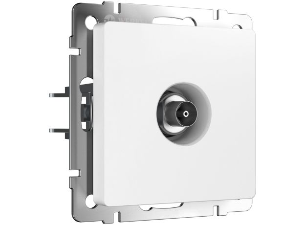 ТВ-розетка оконечная (белый матовый) W1183061