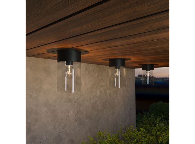 Уличный потолочный светильник 35085/F черный