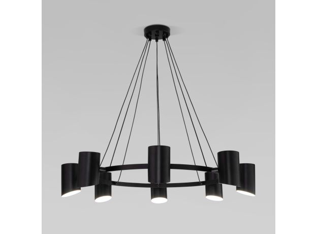 Умная подвесная люстра 70147/8 черный Smart