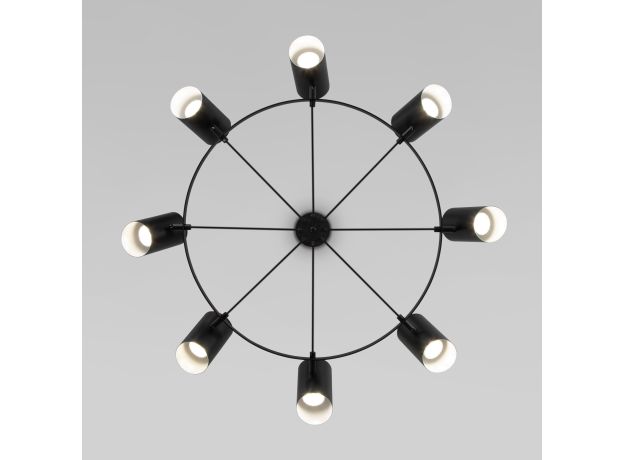 Умная подвесная люстра 70147/8 черный Smart