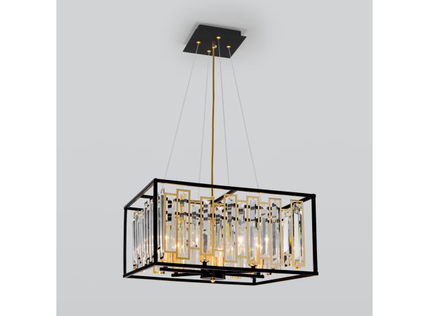 Умная подвесная люстра с хрусталем 377/6 Smart