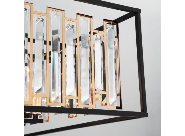 Умная подвесная люстра с хрусталем 377/9 Smart