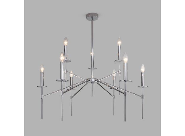 Умная потолочная люстра 60142/9 хром