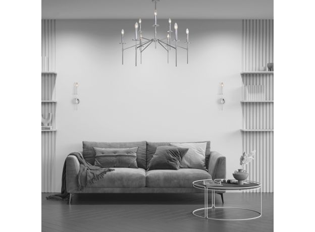 Умная потолочная люстра 60142/9 хром