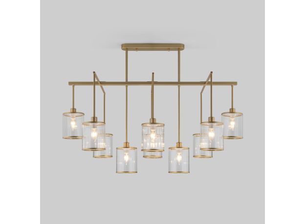 Умная потолочная люстра 60144/10 золото