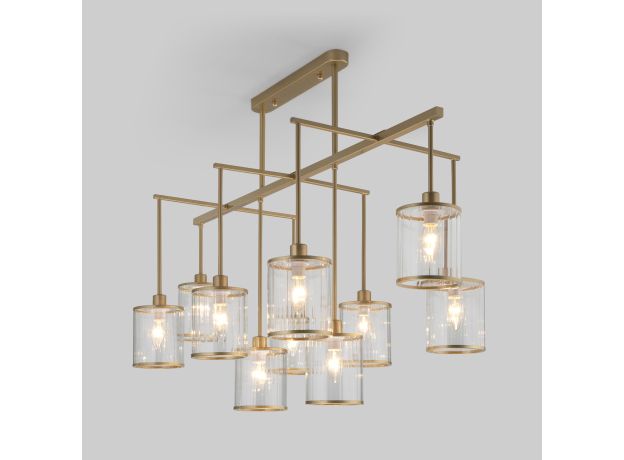 Умная потолочная люстра 60144/10 золото