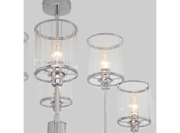 Умная потолочная люстра 60144/6 хром