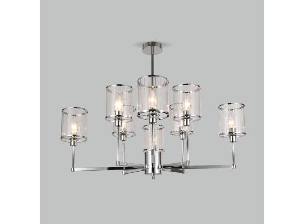 Умная потолочная люстра 60144/8 хром