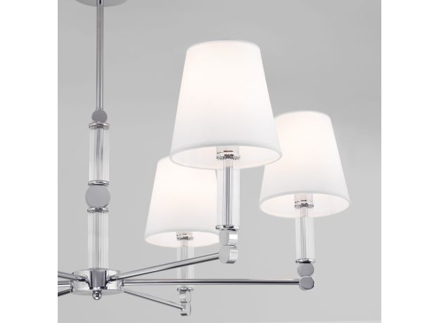 Умная потолочная люстра 60145/6 хром