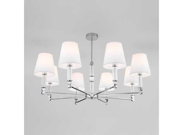 Умная потолочная люстра 60145/8 хром
