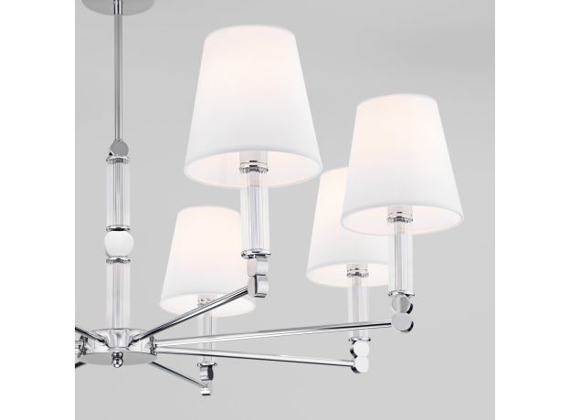 Умная потолочная люстра 60145/8 хром