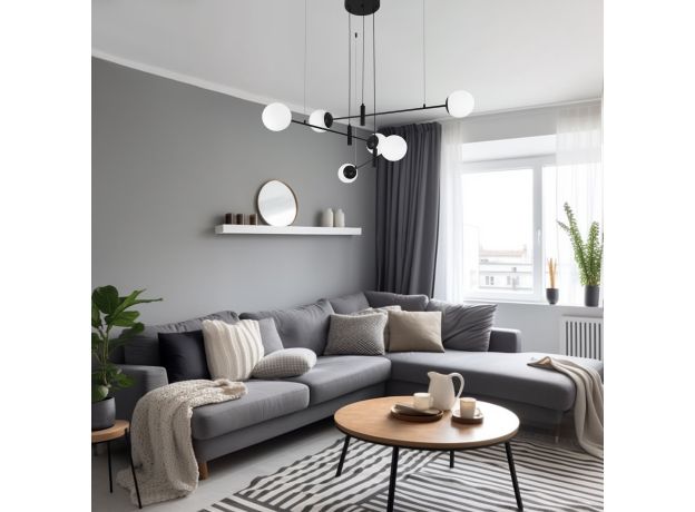 Умный подвесной светильник 70146/6 черный