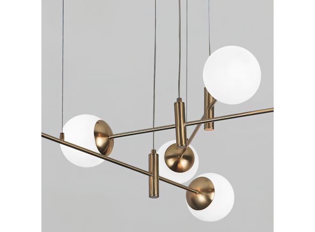 Умный подвесной светильник 70146/6 латунь