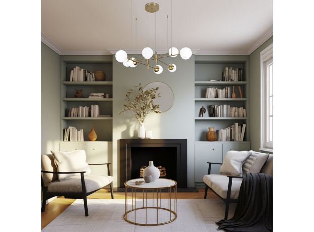 Умный подвесной светильник 70146/8 латунь