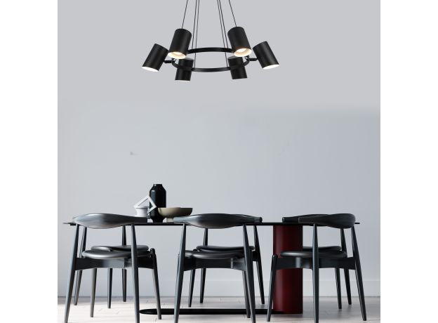 Умный подвесной светильник 70147/6 черный Smart