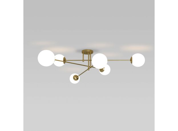 Умный потолочный светильник 30181/6 латунь