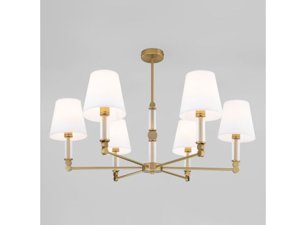 Умный потолочный светильник 60145/6 латунь