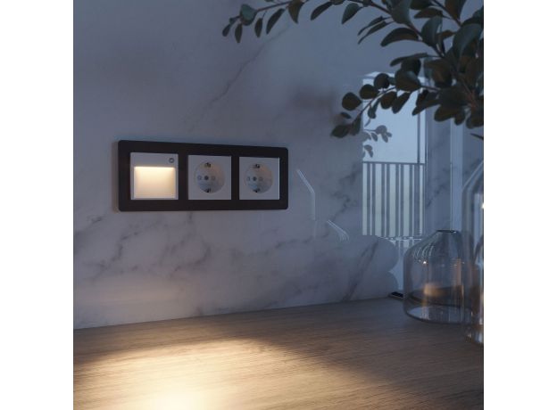 Встраиваемая LED подсветка с датчиком движения и изменяемой цветовой температурой (белый) W1154601