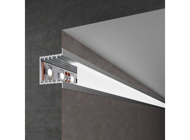 Встраиваемый алюминиевый профиль для светодиодной ленты LL-2-ALP017