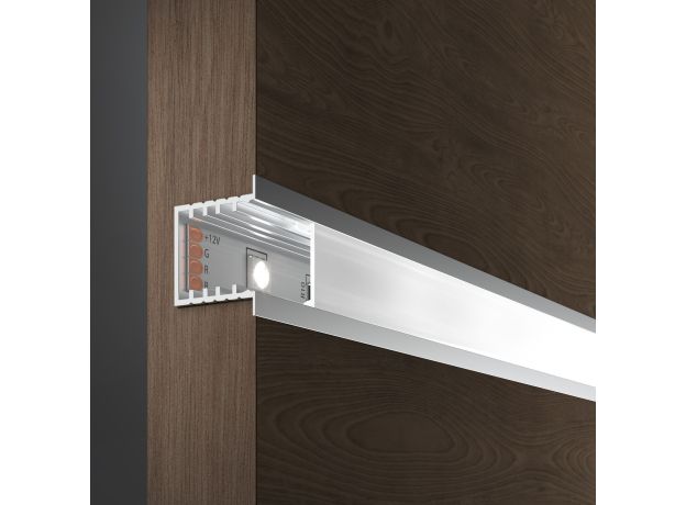 Встраиваемый алюминиевый профиль для светодиодной ленты LL-2-ALP017