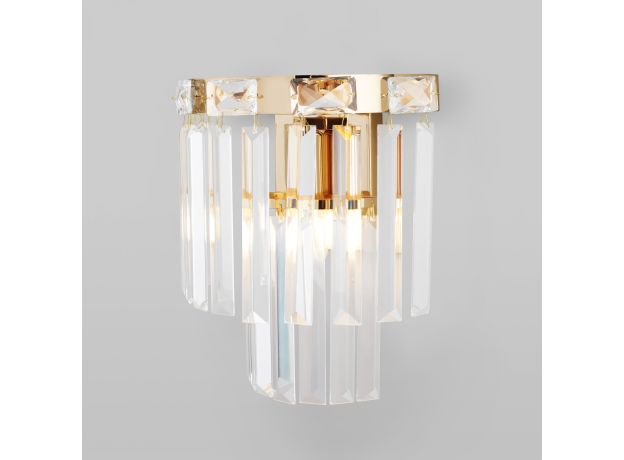 Бра с хрусталем 10130/1 золото