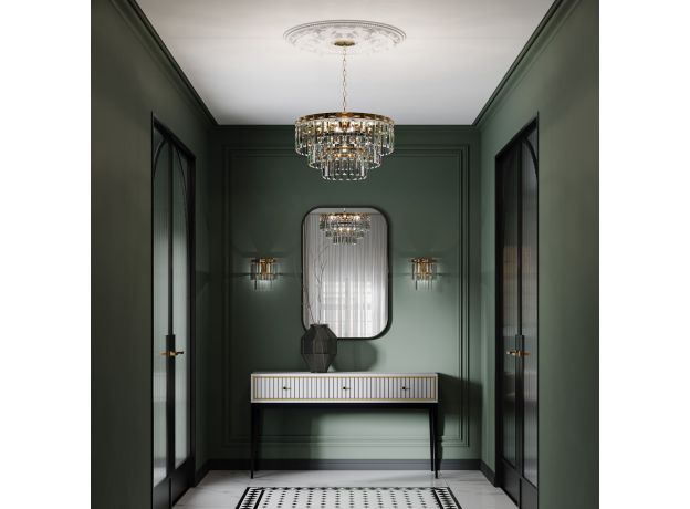 Бра с хрусталем 10130/1 золото