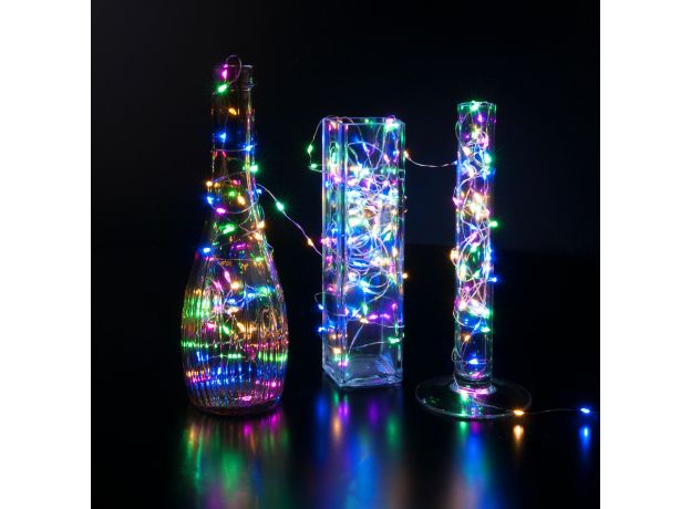 Гирлянда нить "роса" мульти 10М IP20 400-009