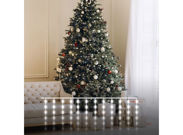 Гирлянда занавес "роса" 2*2,6М IP20 200-006