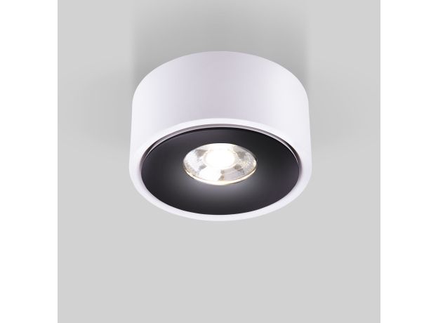 Накладной светодиодный светильник Glide белый/черный 25100/LED