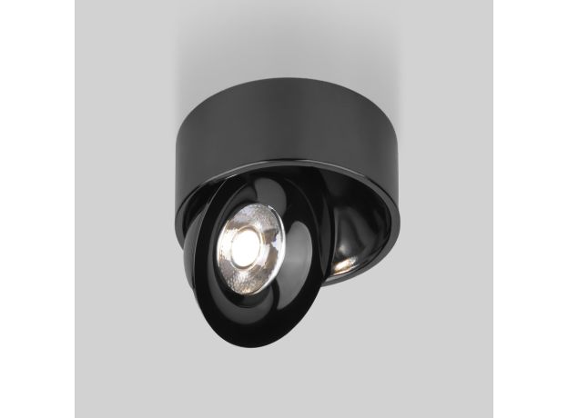 Накладной светодиодный светильник Glide черный жемчуг 25100/LED