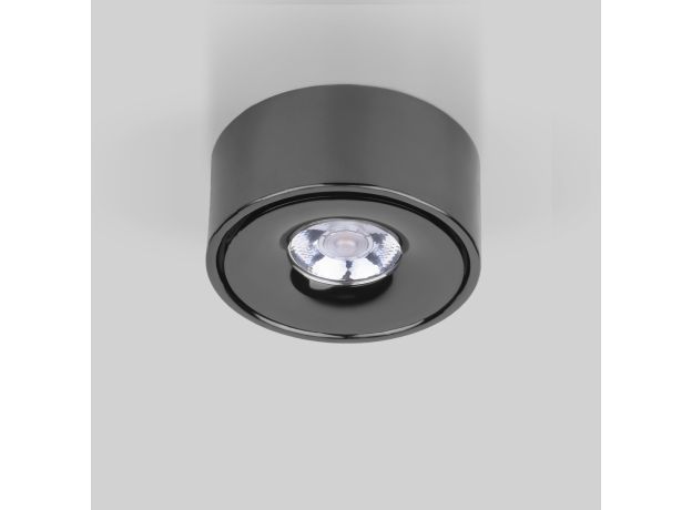 Накладной светодиодный светильник Glide черный жемчуг 25100/LED