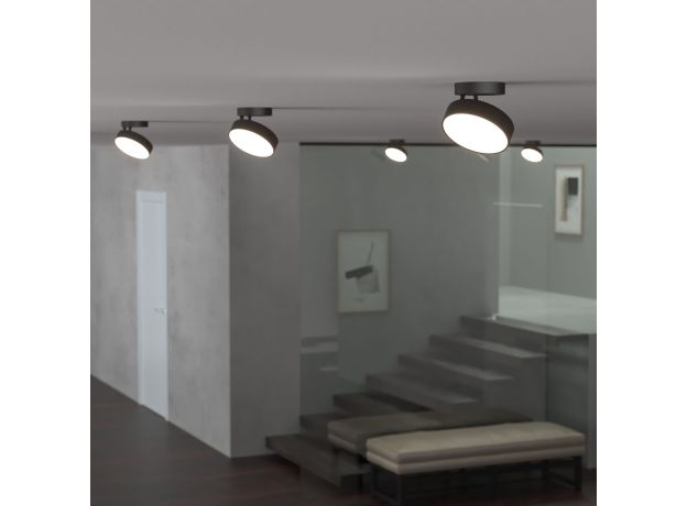 Накладной светодиодный светильник Pila черный 25135/LED