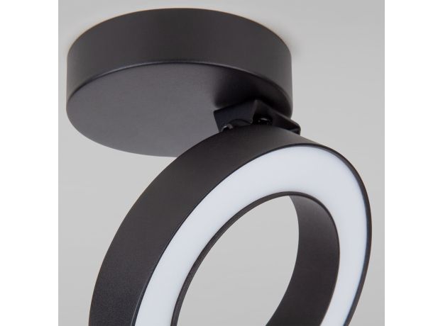 Накладной светодиодный светильник Spila черный 25105/LED
