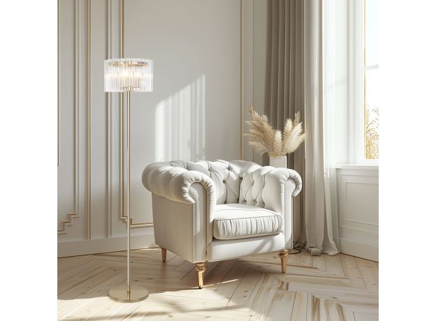 Напольный светильник 01116/3 золото