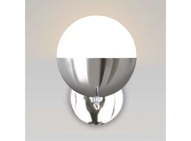 Настенный светильник со стеклянным плафоном 70129/1 хром