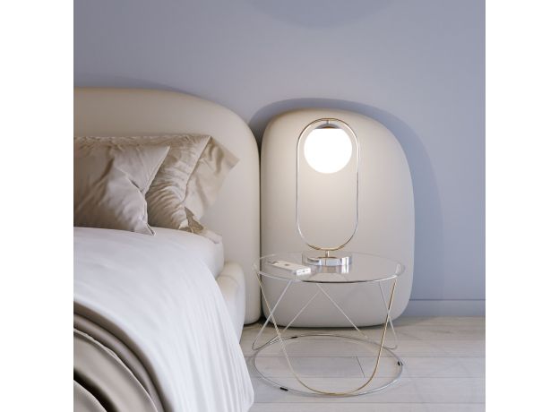 Настольный светильник в стиле лофт 01138/1 хром