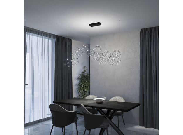 Подвесной светильник 90168/14 черный жемчуг