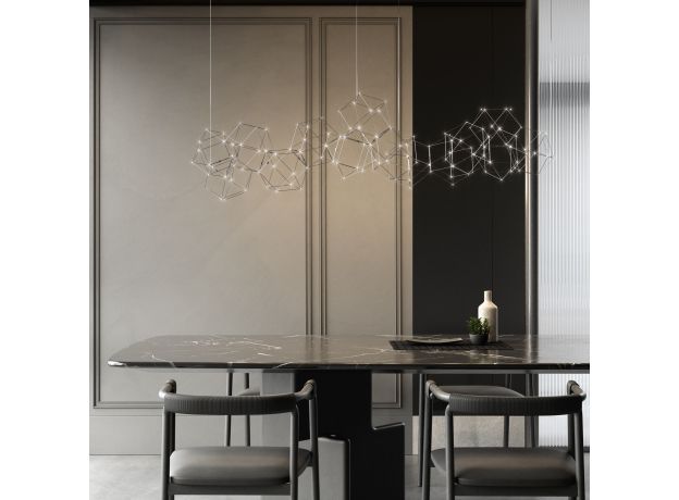 Подвесной светильник 90168/14 черный жемчуг