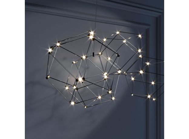 Подвесной светильник 90168/5 черный жемчуг