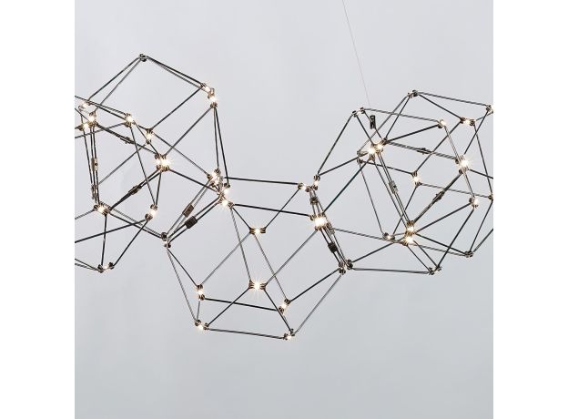 Подвесной светильник 90168/5 черный жемчуг