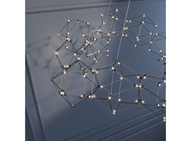 Подвесной светильник 90169/12 черный жемчуг