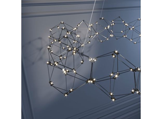 Подвесной светильник 90169/15 черный жемчуг