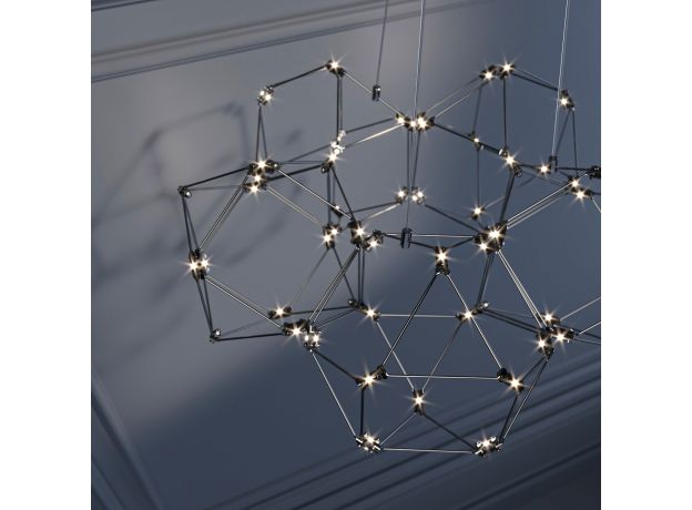 Подвесной светильник 90169/5 черный жемчуг