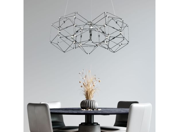 Подвесной светильник 90169/5 черный жемчуг