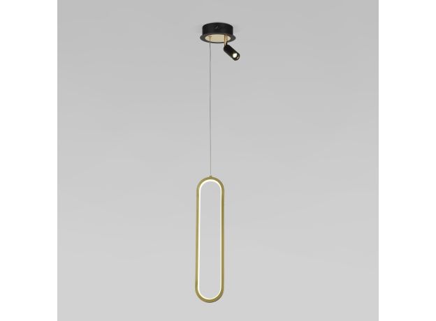 Подвесной светильник 90269/1 черный/золото