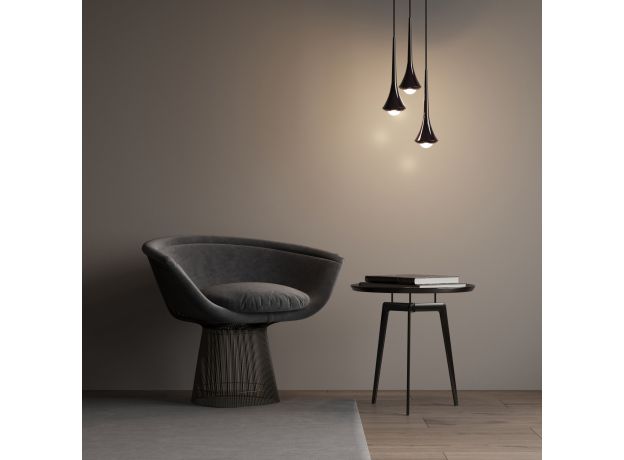 Подвесной светильник Hill чёрный жемчуг 50211 LED